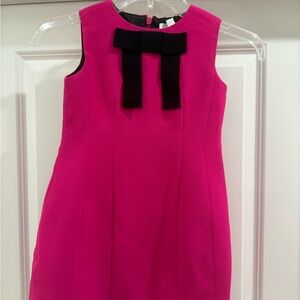 NWT A Loves A Girls Kids Dress with Black Bow Sz 6
